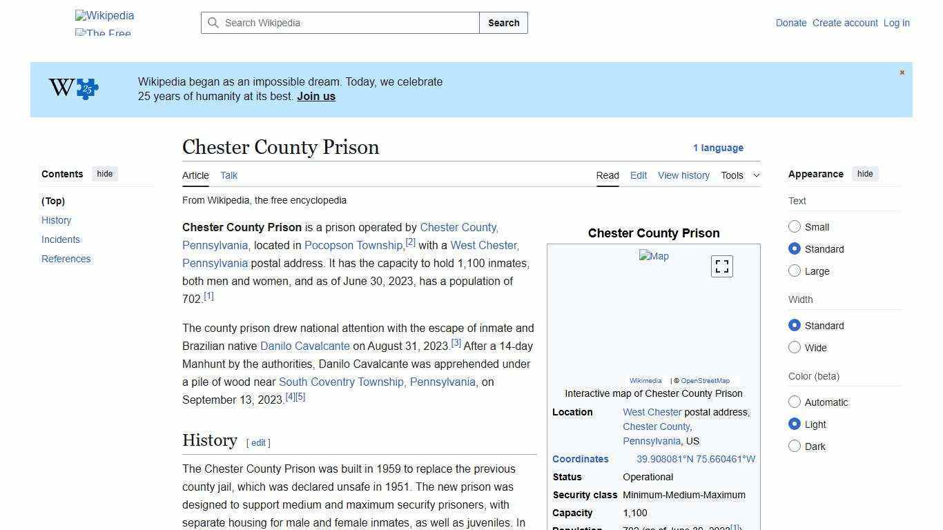 Chester County Prison - Wikipedia