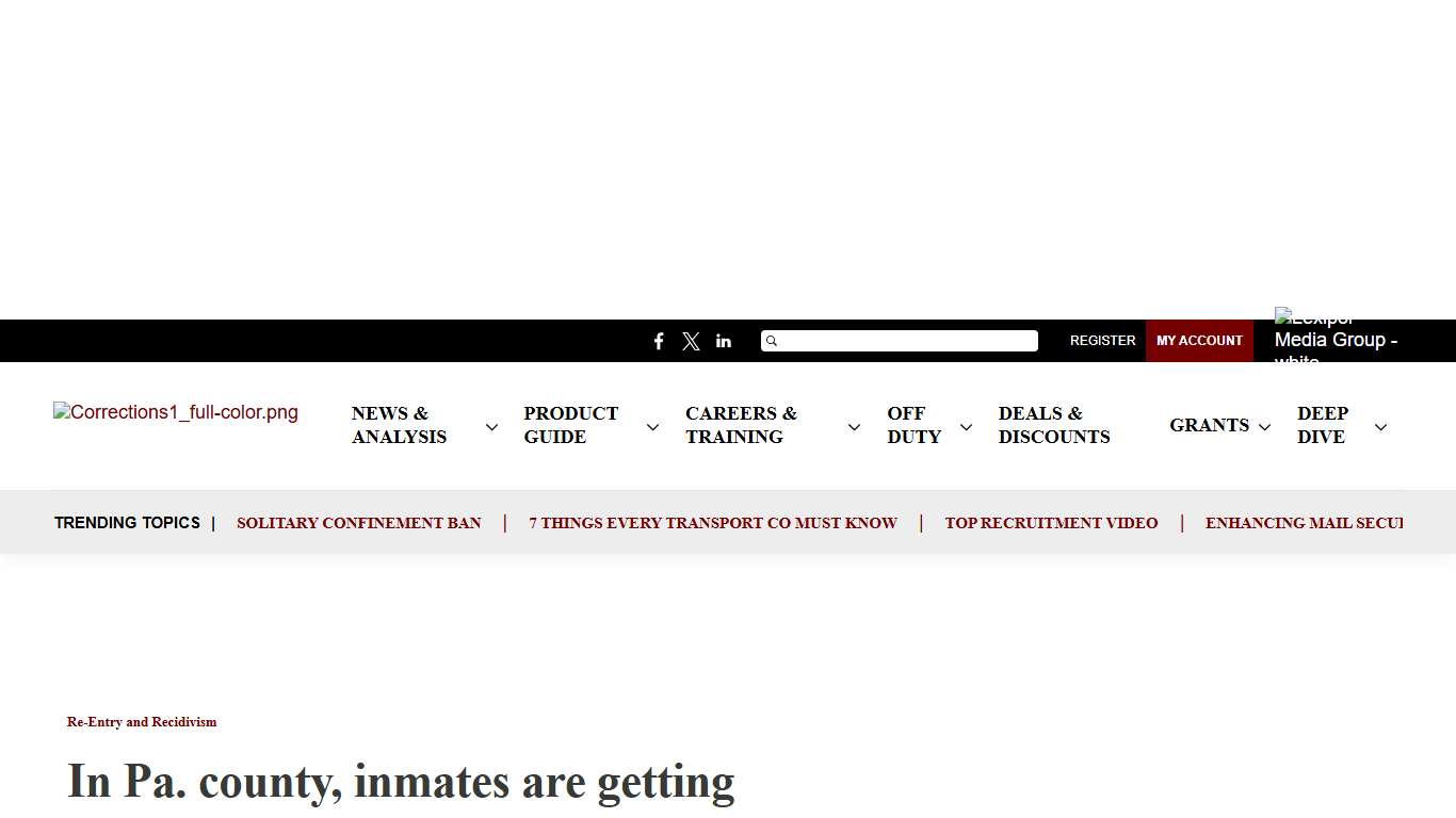 Chester County inmates get workforce training and jobs to match post-release